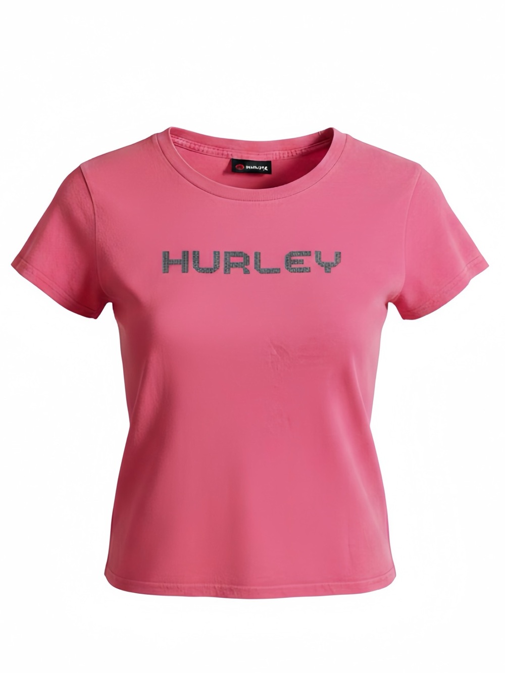 Hurley Girlie Y2K 1999 Vintage Short-Sleeve T-shirt in Pink